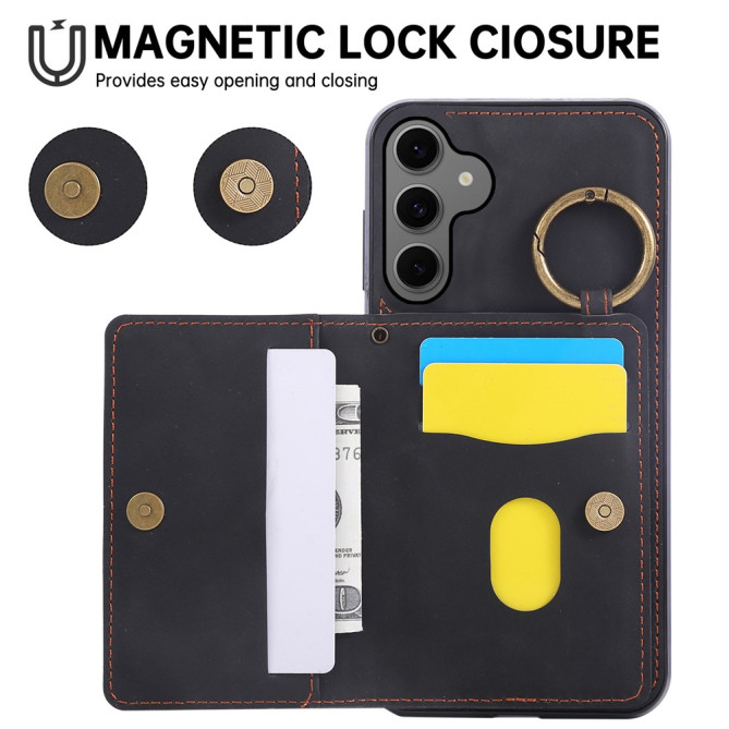 Coque Samsung Galaxy A37 Simili Cuir avec Support CARA