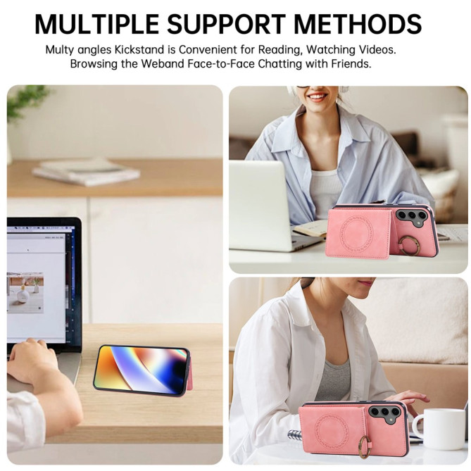 Coque Samsung Galaxy A37 Simili Cuir avec Support CARA