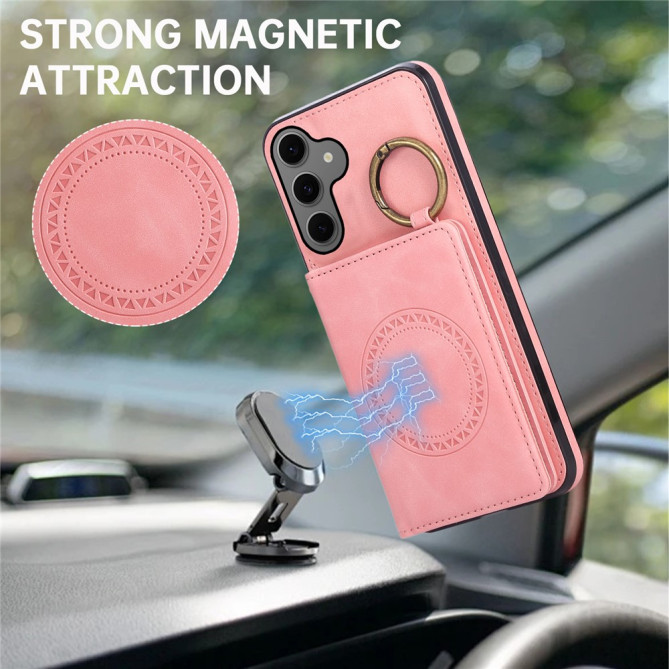 Coque Samsung Galaxy A37 Simili Cuir avec Support CARA