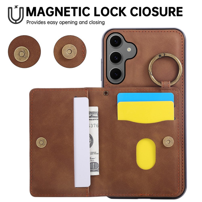 Coque Samsung Galaxy A37 Simili Cuir avec Support CARA