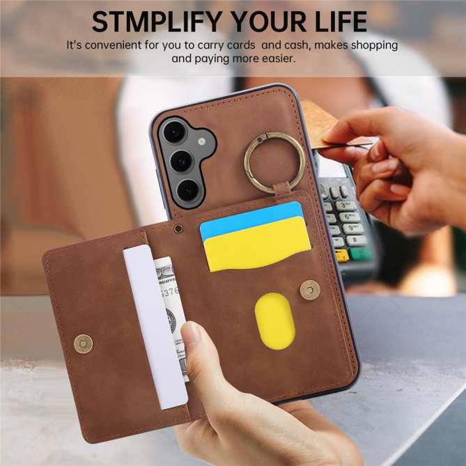 Coque Samsung Galaxy A37 Simili Cuir avec Support CARA