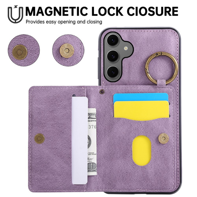 Coque Samsung Galaxy A37 Simili Cuir avec Support CARA