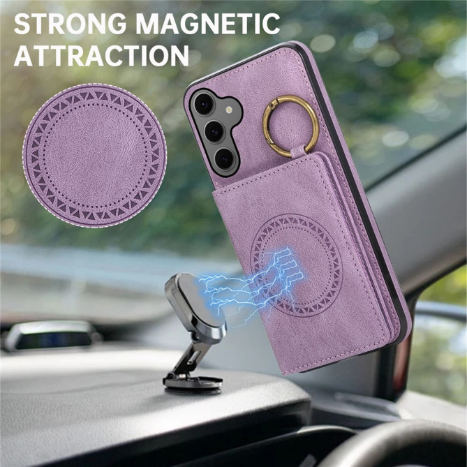 Coque Samsung Galaxy A37 Simili Cuir avec Support CARA