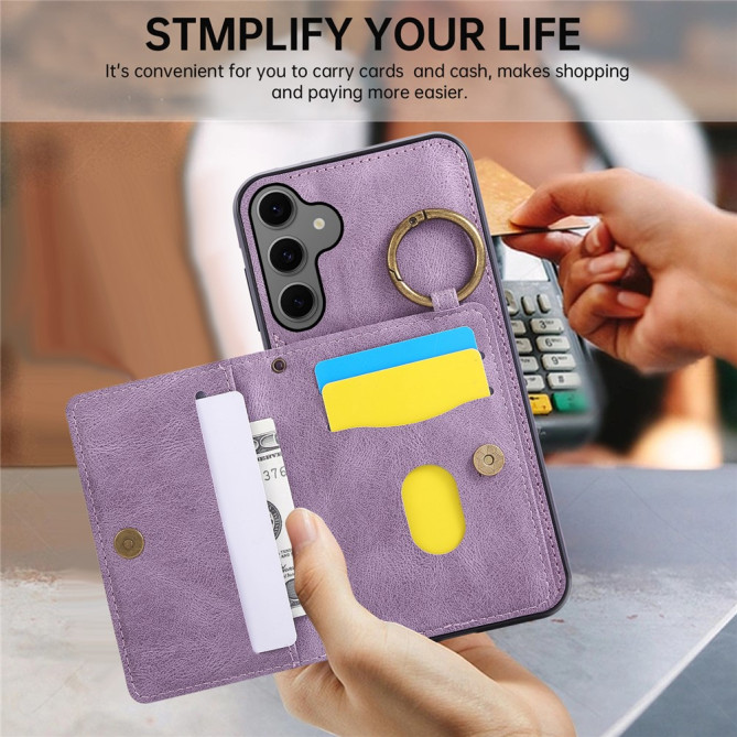 Coque Samsung Galaxy A37 Simili Cuir avec Support CARA