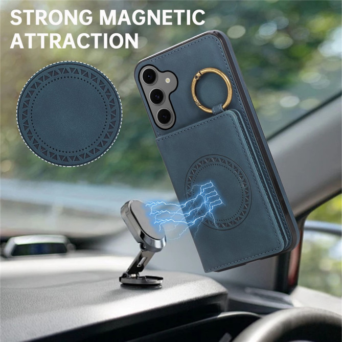 Coque Samsung Galaxy A37 Simili Cuir avec Support CARA