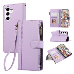 Housse Samsung Galaxy A37 Simili Cuir Fermeture Éclair NINA