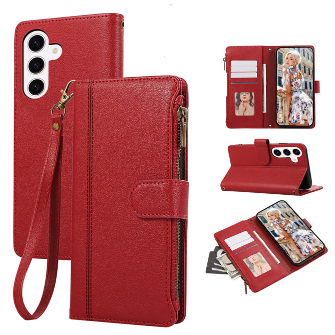 Housse Samsung Galaxy A37 Simili Cuir Fermeture Éclair NINA