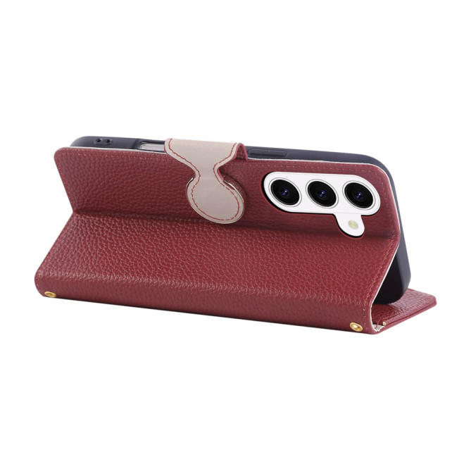 Housse Samsung Galaxy A37 Simili Cuir Fermeture Éclair POLA