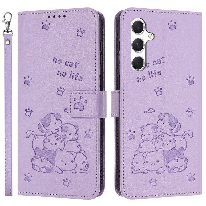 Housse Samsung Galaxy A37 Chat avec Dragonne ALBA