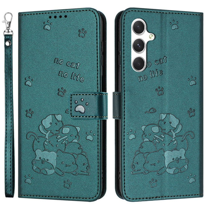 Housse Samsung Galaxy A37 Chat avec Dragonne ALBA