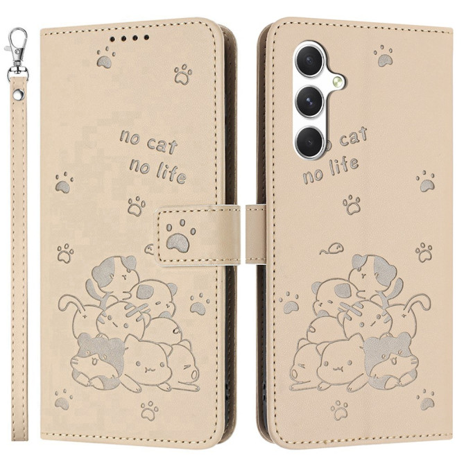 Housse Samsung Galaxy A37 Chat avec Dragonne ALBA