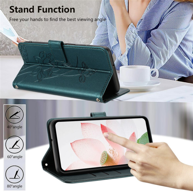 Housse Samsung Galaxy A37 Lotus Support Dragonne ALBA