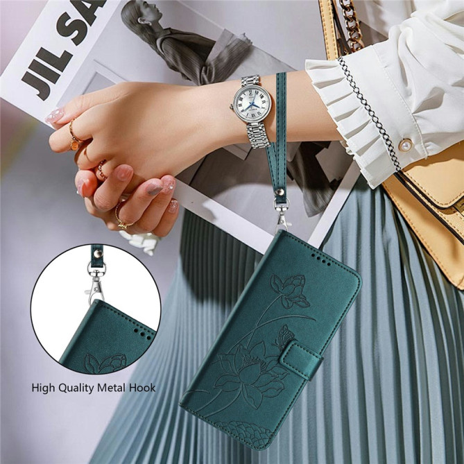 Housse Samsung Galaxy A37 Lotus Support Dragonne ALBA