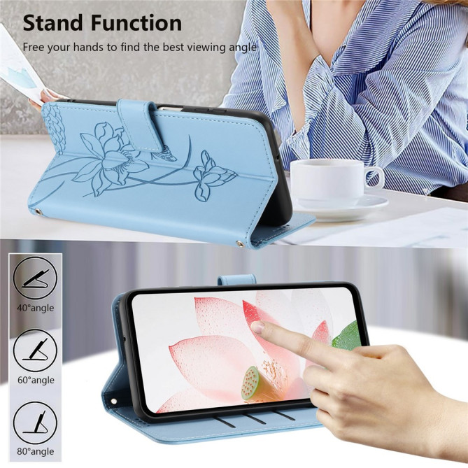 Housse Samsung Galaxy A37 Lotus Support Dragonne ALBA