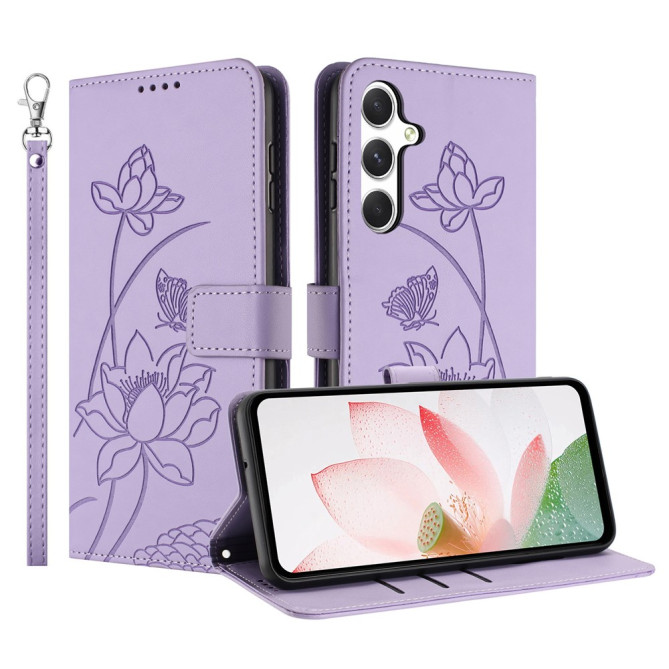 Housse Samsung Galaxy A37 Lotus Support Dragonne ALBA