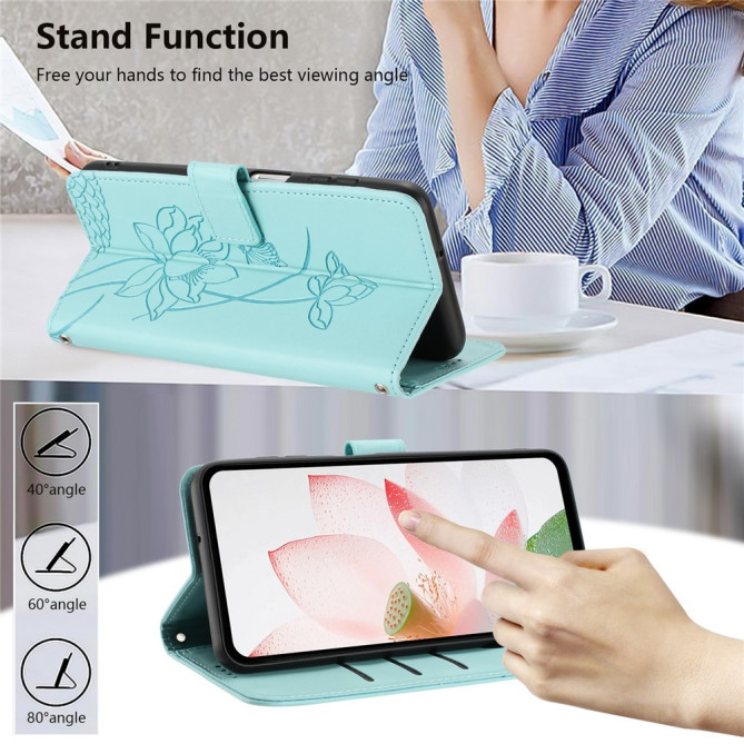 Housse Samsung Galaxy A37 Lotus Support Dragonne ALBA