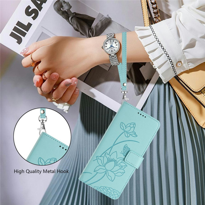 Housse Samsung Galaxy A37 Lotus Support Dragonne ALBA