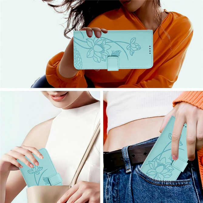 Housse Samsung Galaxy A37 Lotus Support Dragonne ALBA