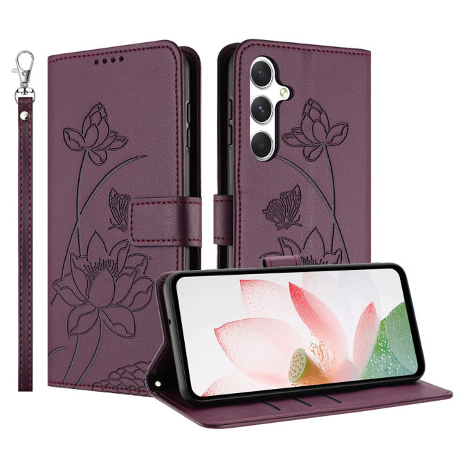 Housse Samsung Galaxy A37 Lotus Support Dragonne ALBA