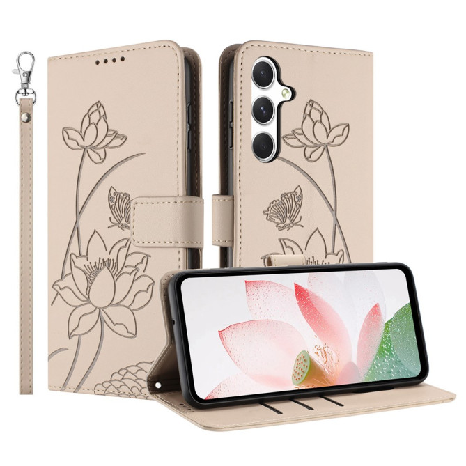 Housse Samsung Galaxy A37 Lotus Support Dragonne ALBA