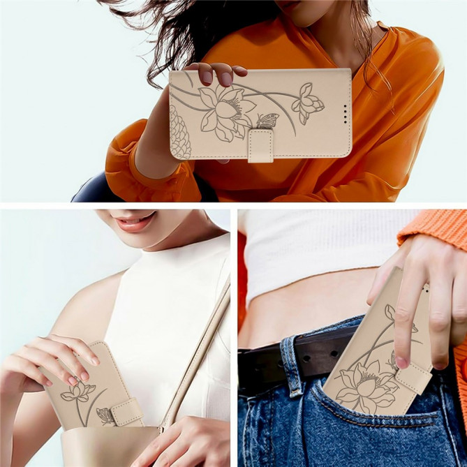 Housse Samsung Galaxy A37 Lotus Support Dragonne ALBA