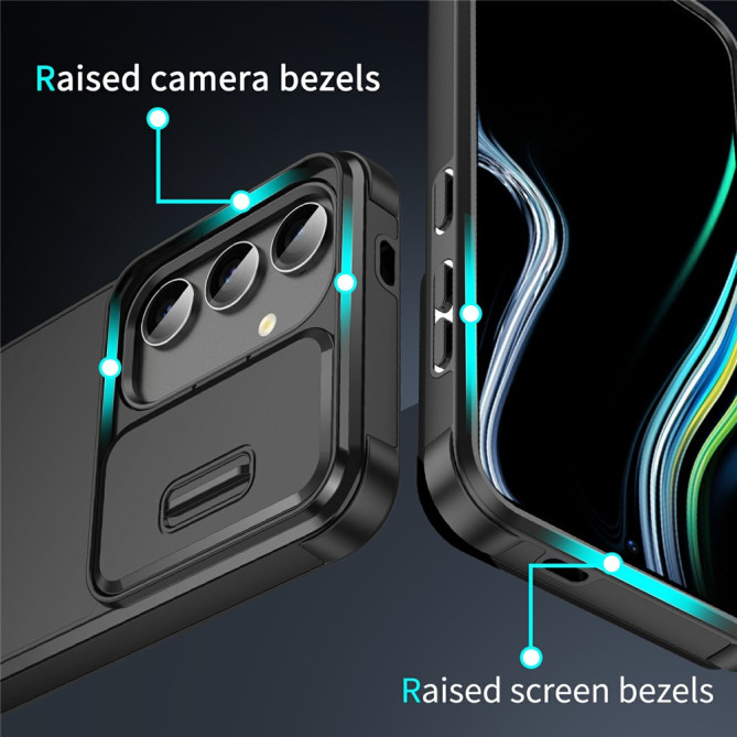 Coque Samsung Galaxy A37 TPU + PC Cache Caméra