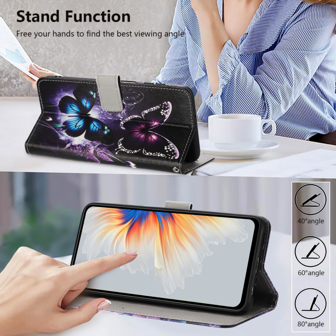 Housse Samsung Galaxy A37 Papillons avec Dragonne