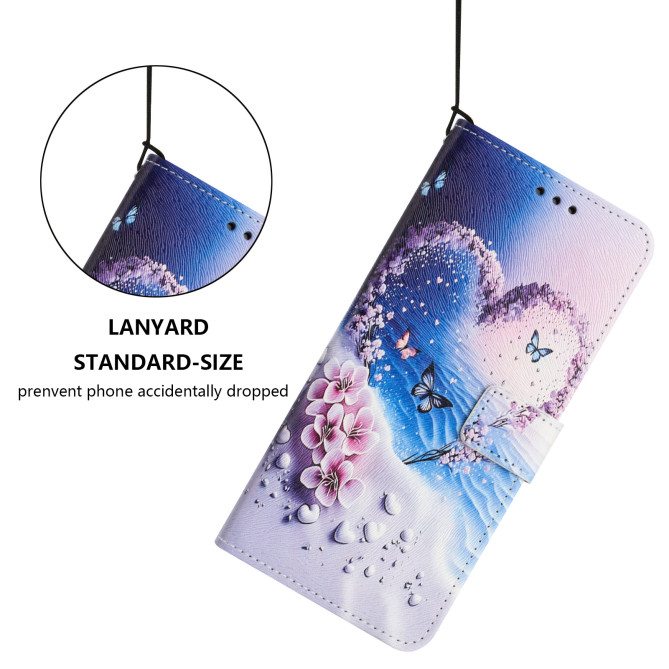 Housse Samsung Galaxy A37 Papillon avec Dragonne ELVA