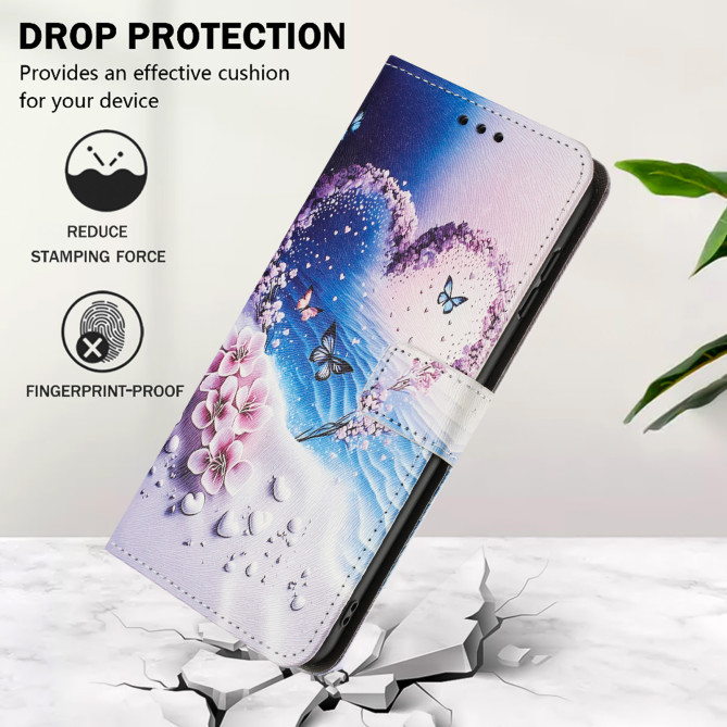 Housse Samsung Galaxy A37 Papillon avec Dragonne ELVA