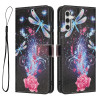 Housse Samsung Galaxy A37 Libellule avec Dragonne