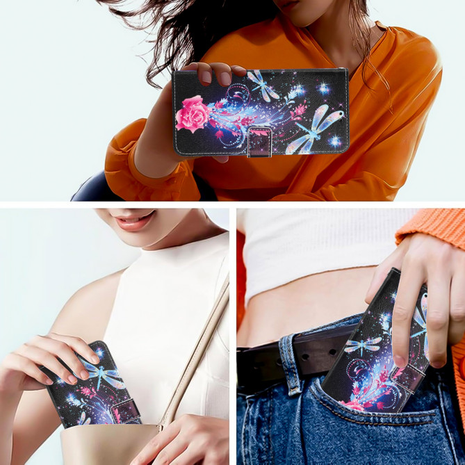 Housse Samsung Galaxy A37 Libellule avec Dragonne