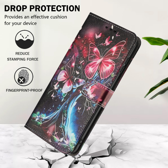 Housse Samsung Galaxy A37 Papillon avec Dragonne FAIA