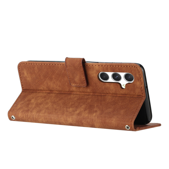 Housse Samsung Galaxy A37 Lignes Gravées avec Support