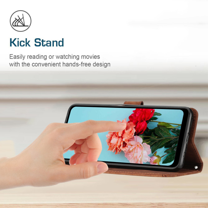 Housse Samsung Galaxy A37 Lignes Gravées avec Support