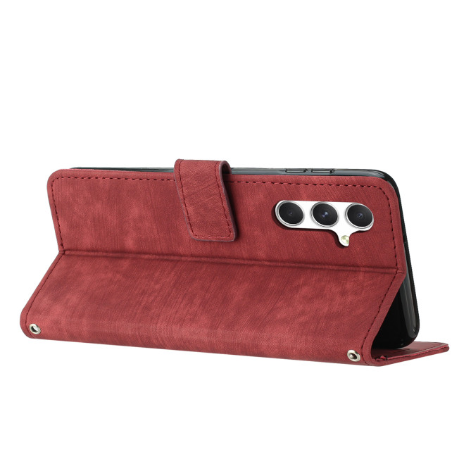 Housse Samsung Galaxy A37 Lignes Gravées avec Support