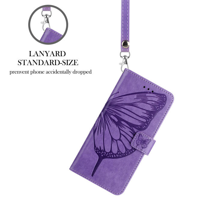 Housse Samsung Galaxy A37 Papillon avec Dragonne GAIA