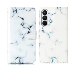 Housse Samsung Galaxy A37 Marbre Blanc avec Support