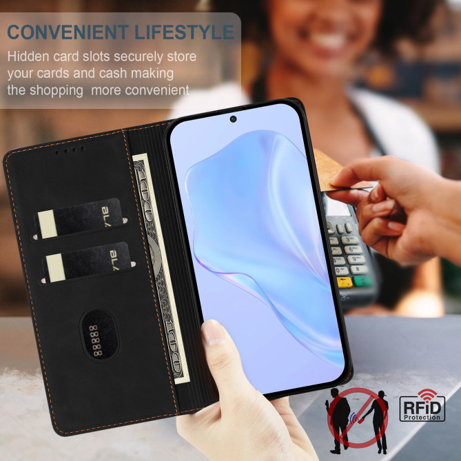 Housse Samsung Galaxy A37 Simili Cuir RFID FAIA