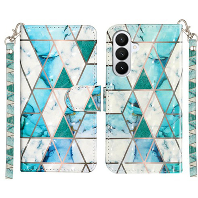 Housse Samsung Galaxy A37 Marbre avec Dragonne