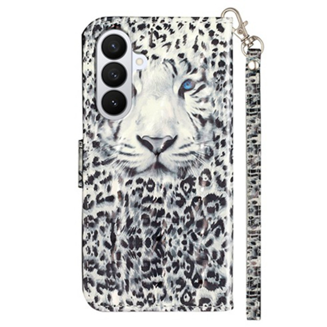 Housse Samsung Galaxy A37 Leopard avec Dragonne