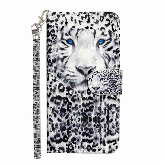 Housse Samsung Galaxy A37 Leopard avec Dragonne