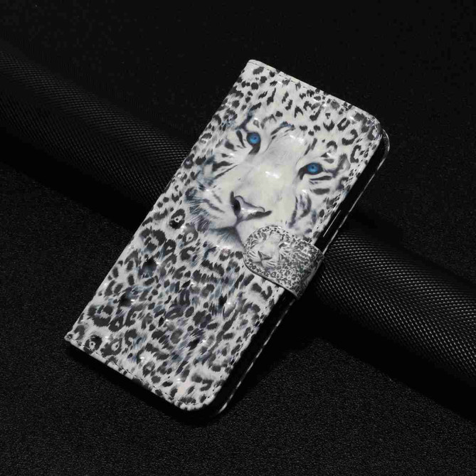Housse Samsung Galaxy A37 Leopard avec Dragonne