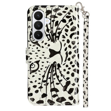Housse Samsung Galaxy A37 Leopard Head avec Dragonne