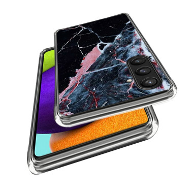 Coque Samsung Galaxy A37 Marbre Noir BRIA