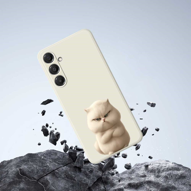 Coque Samsung Galaxy A37 Chat Beige