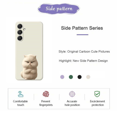 Coque Samsung Galaxy A37 Chat Noir ALBA