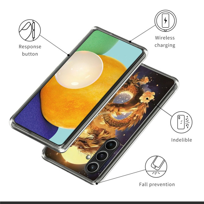 Coque Samsung Galaxy A37 Golden Dragon Anti-Chocs