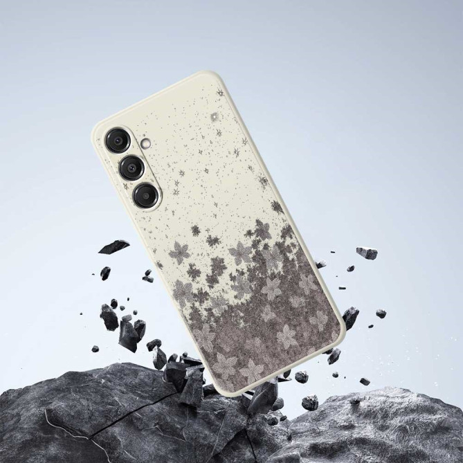 Coque Samsung Galaxy A37 Fleurs Beige