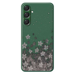 Coque Samsung Galaxy A37 Fleurs Vert