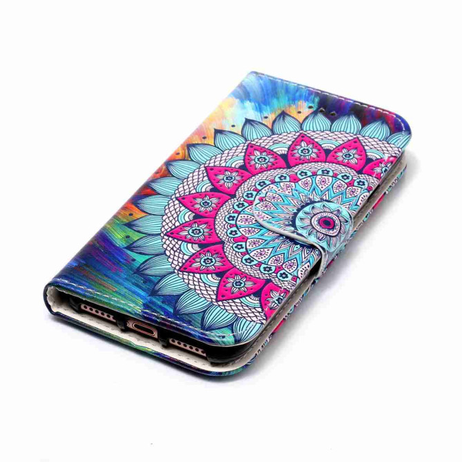 Housse Samsung Galaxy A37 Mandala Floral avec Dragonne ALBA